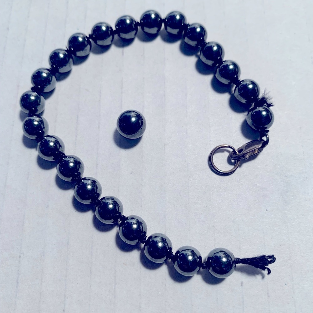 Hematite bracelet